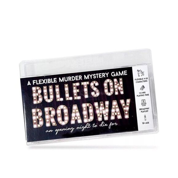 Bullets On Broadway A Flexible Murder Mystery Game New In Package - Picture 1 of 9
